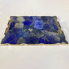 Large Lapis Lazuli Serving Tray With Plain Modern Brass Handles/Personalised Momentos/Sign Boards 10