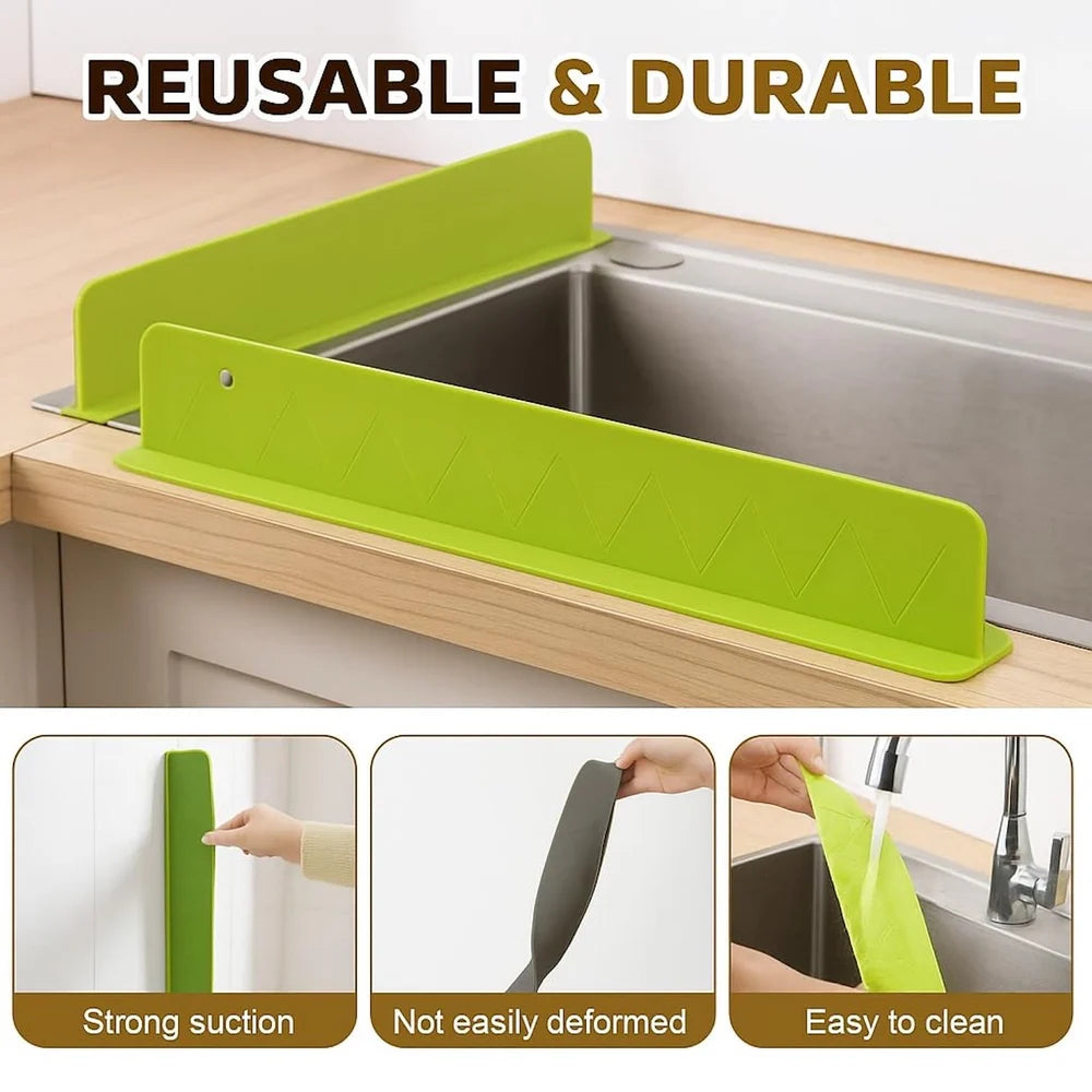 Silicone Sink Splash Guard | Kitchen Sink Water Guard