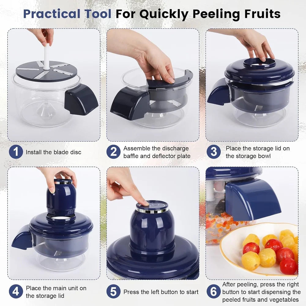 Rechargeable Fruit & Vegetable Peeling Machine
