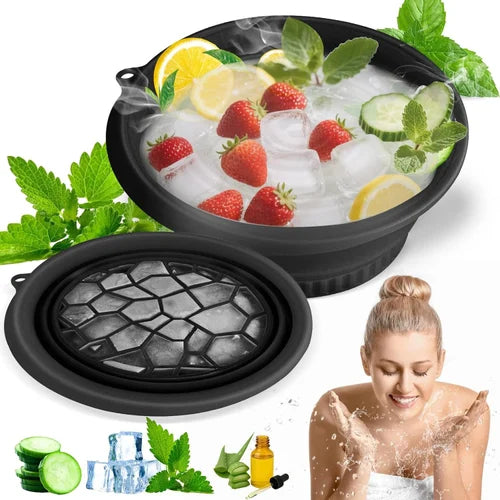 Facial Ice Bath Bowl | Cold Therapy Skincare Tool at Home Women & Men