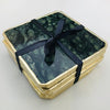 Kambaba Jasper/Gemstone/Semi-precious stone/Agate - Set of 4 Large Coasters/Personalised Momentos
