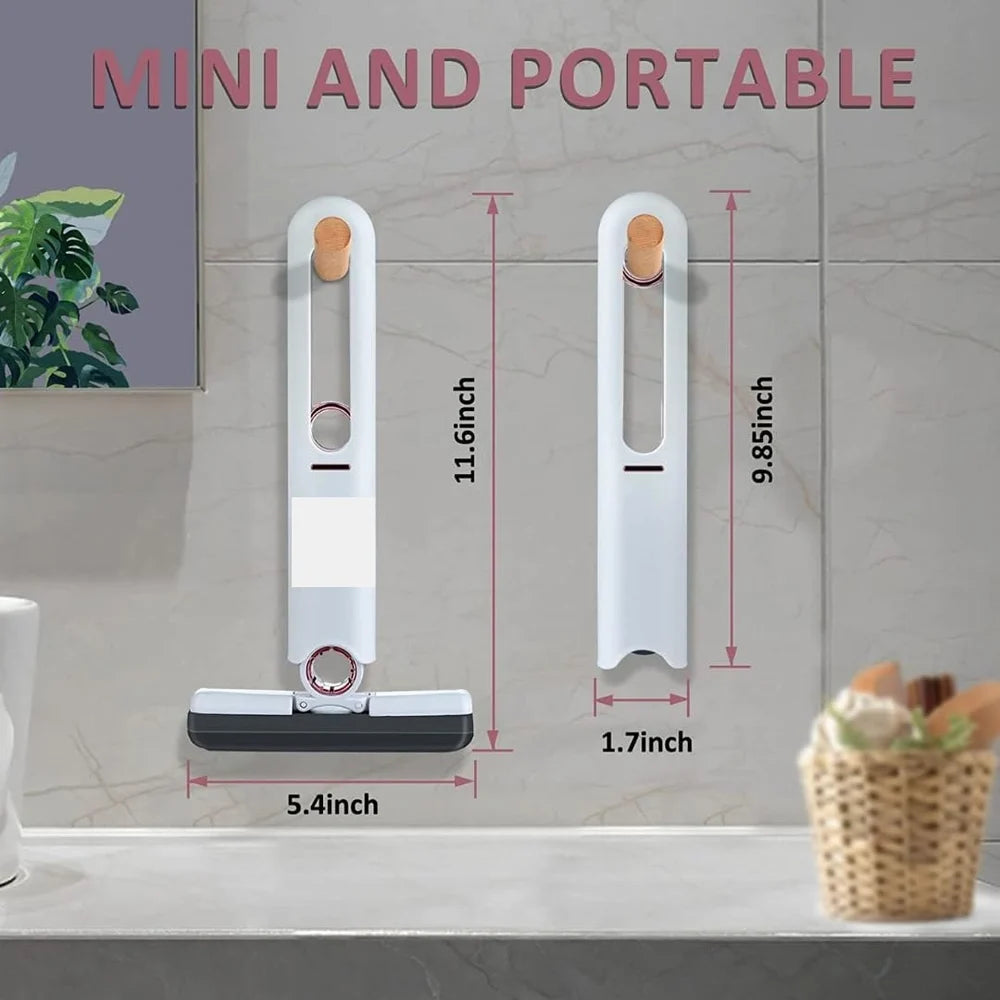 Mini Squeeze Mop – Compact Hands-Free Floor Cleaner with 360° Head