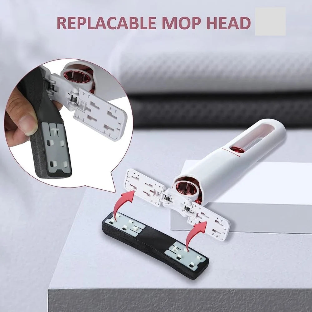 Mini Squeeze Mop – Compact Hands-Free Floor Cleaner with 360° Head