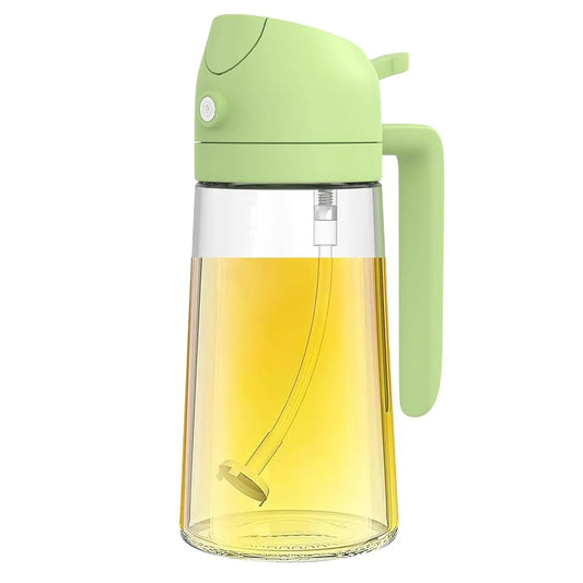 Borosilicate Glass Cooking Oil Spray Bottle - Fine Mist (500 ml)